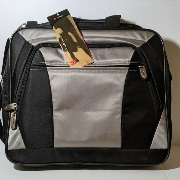 Foray Gray/Black Laptop Soft Case,Bag, New  Laptop - Picture 1 of 8